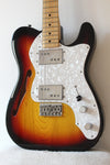 Fender Japan '72 Reissue Telecaster Thinline Sunburst TN72-85 1999-02