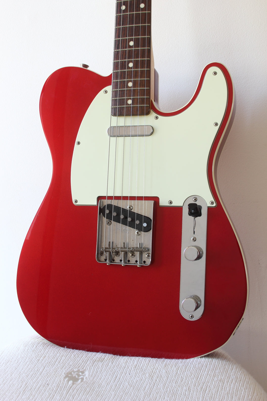 Fender Japan '62 Reissue Telecaster TL62B-75TX Bound Candy Apple Red 2004-05