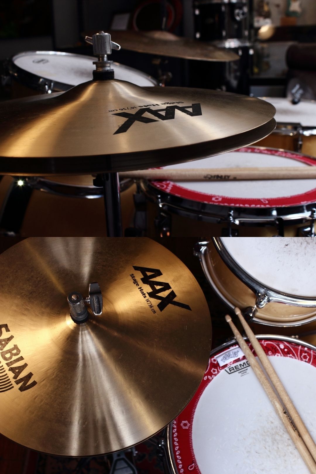 Sabian Cymbals AAX 14" Stage Hi-Hats (Preowned)