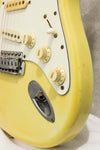 Fender Japan '72 Stratocaster ST72-95DM Yellow White 1989