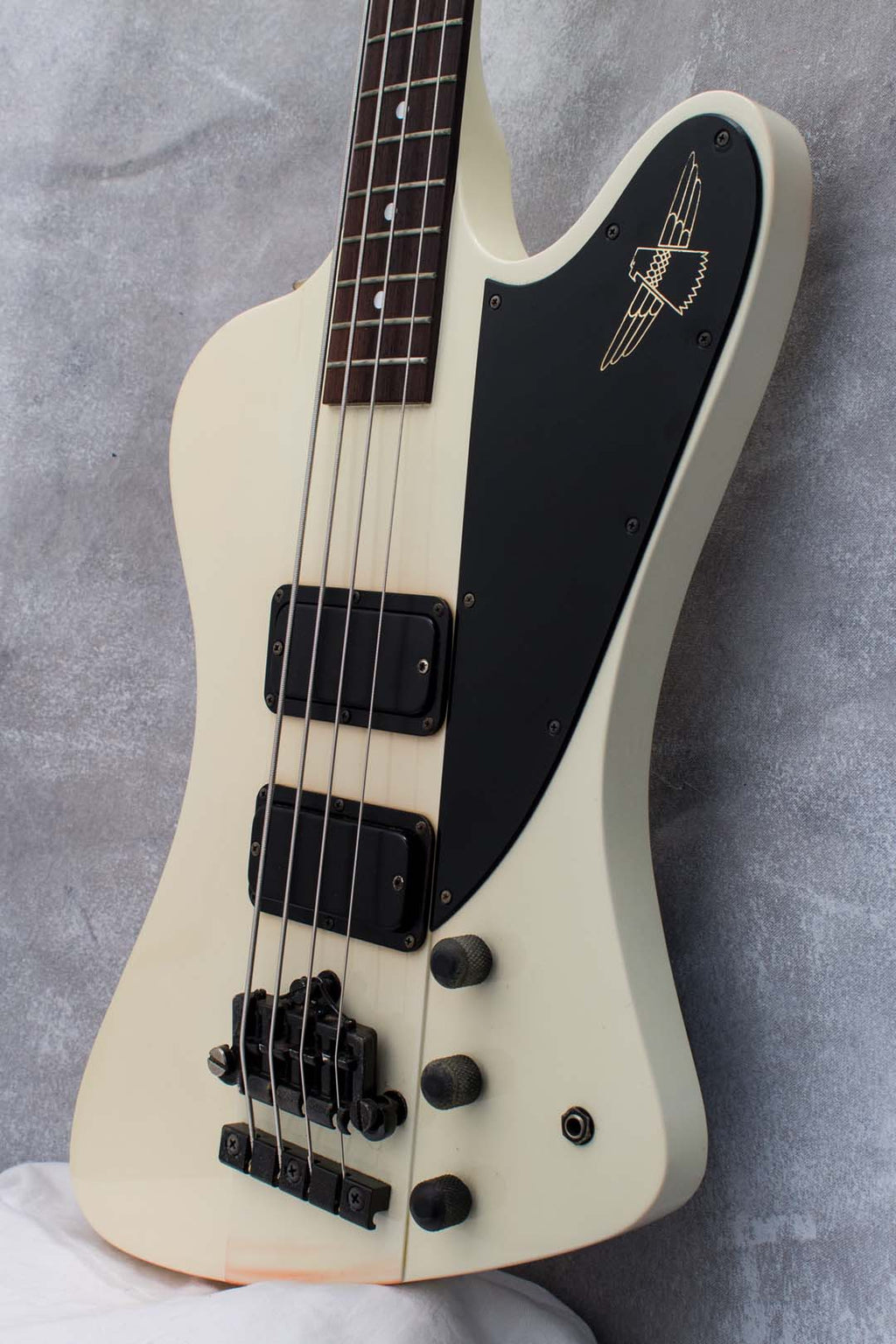 Greco TBR75 T-Bird-Style Bass Arctic White 1990