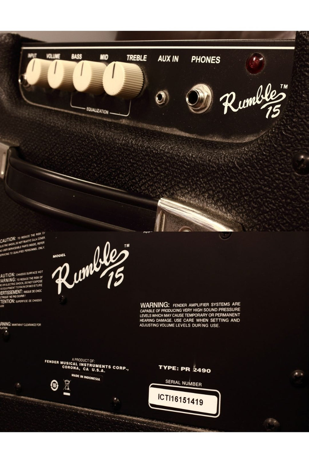 Fender Rumble 15 1x8" Bass Amp